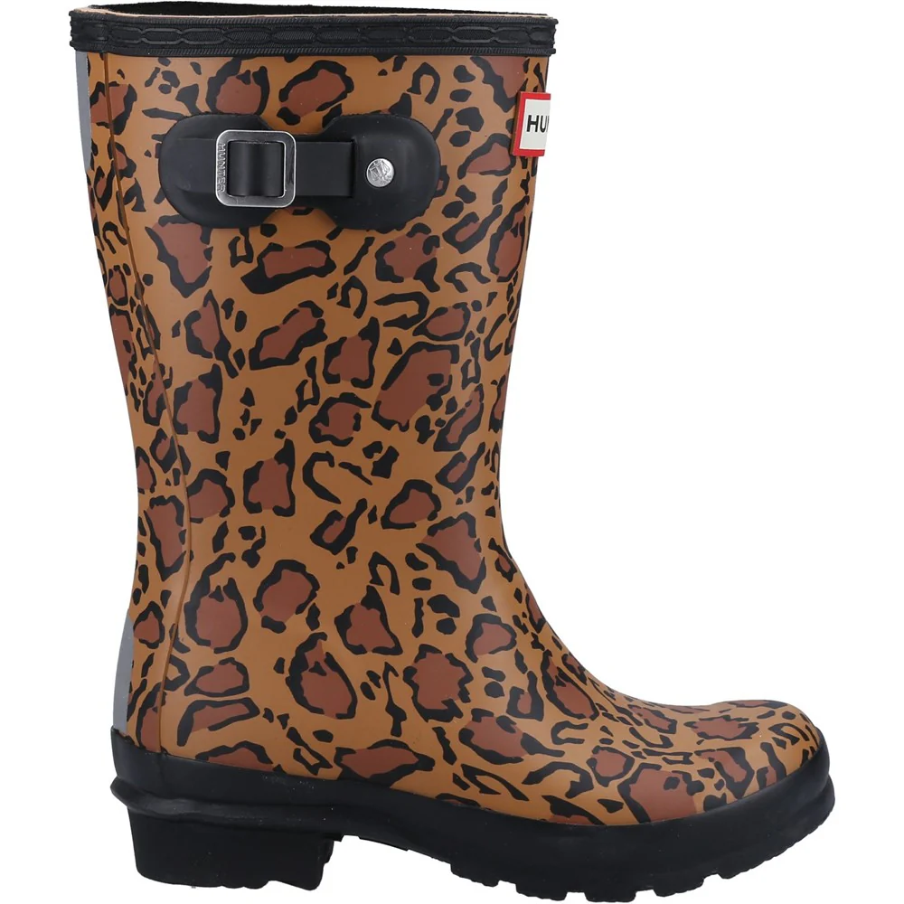 Hunter Original Short Leopard Print Boot - Image 4