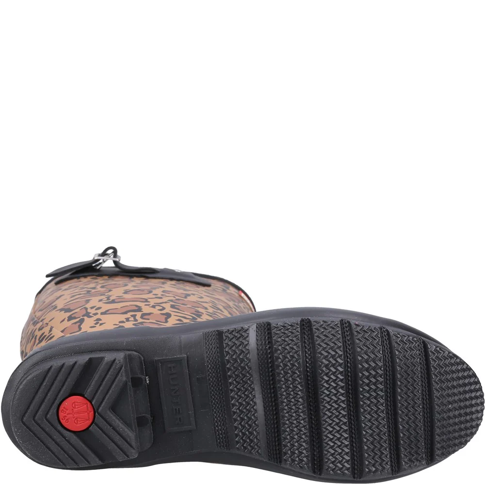 Hunter Original Tall Leopard Print Boot - Image 3