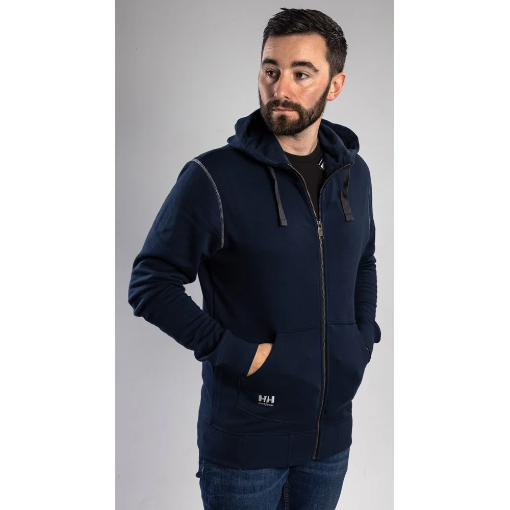 Helly Hansen Workwear Oxford Zip Hoodie - Image 2