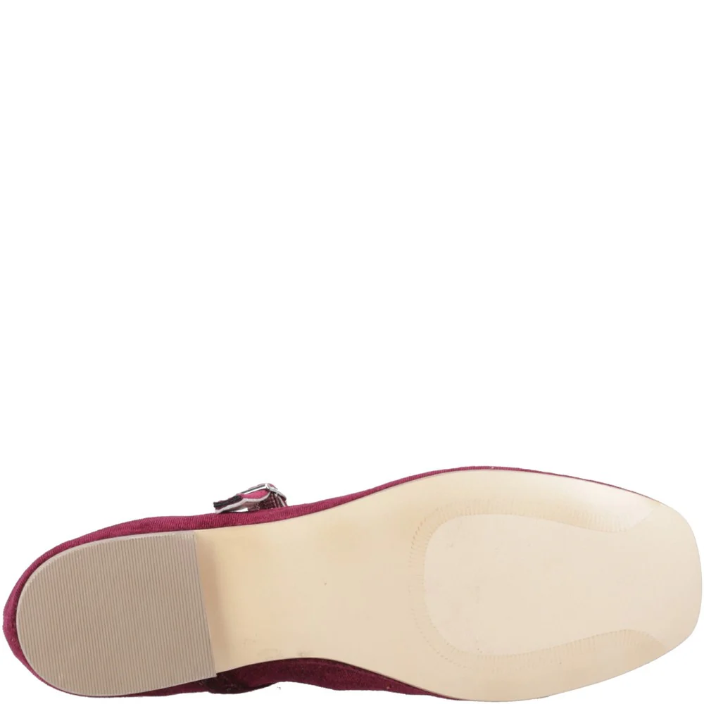 Hush Puppies Pasha Velvet Ballerina - Image 3
