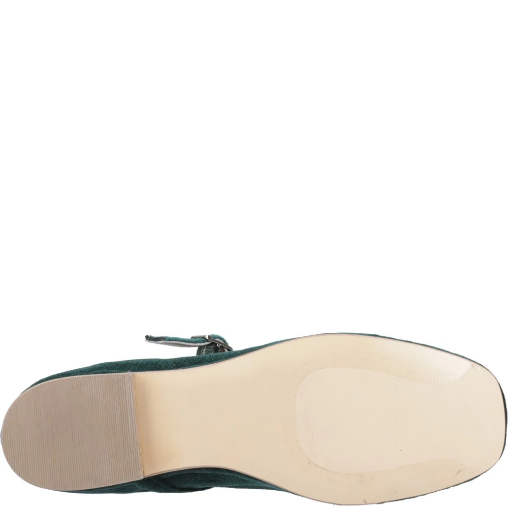 Hush Puppies Pasha Velvet Ballerina - Image 3