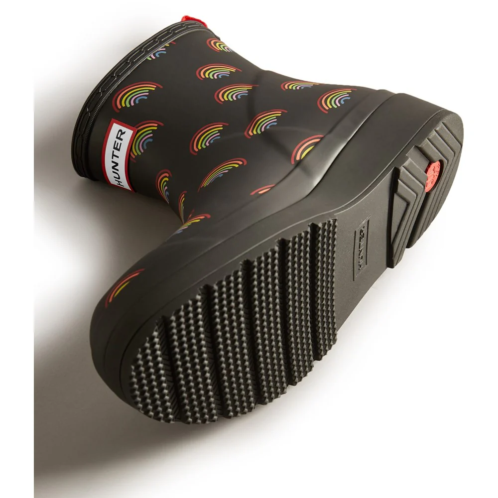 Hunter Play Short Mini Rainbow Print Boot - Image 3
