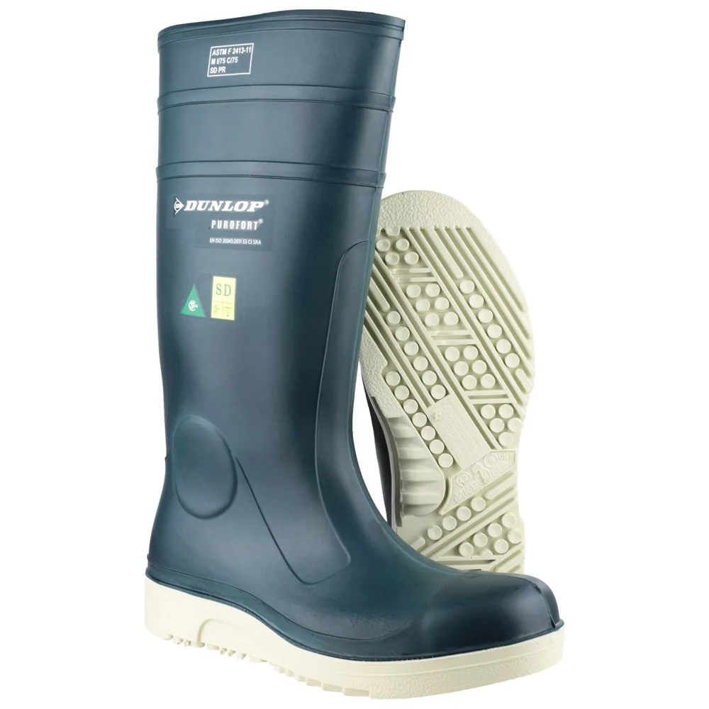 Dunlop Purofort Comfort Grip Full Safety Wellington - Image 3