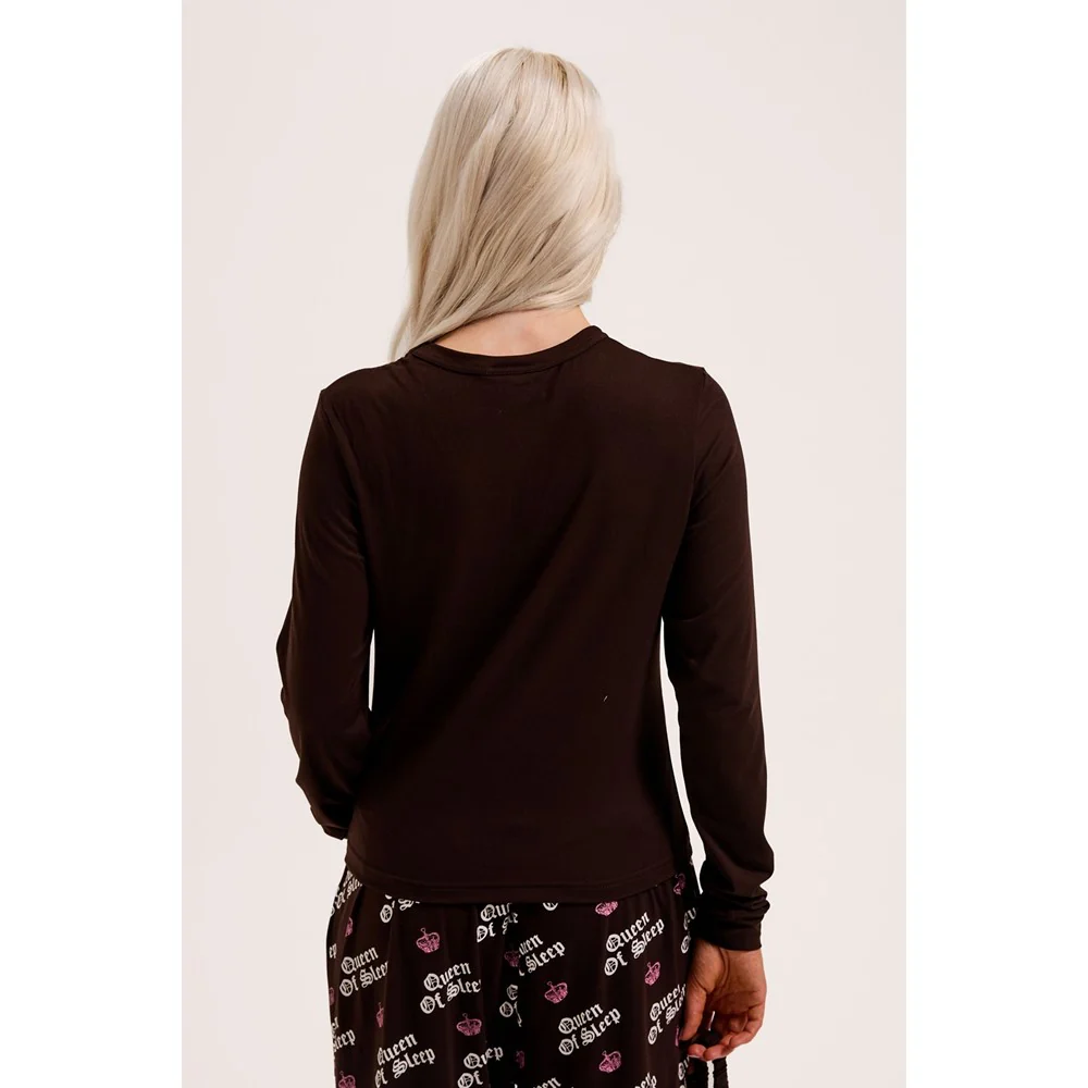 Juicy Couture Queen Of Sleep Ls Pyjama Set - Image 2