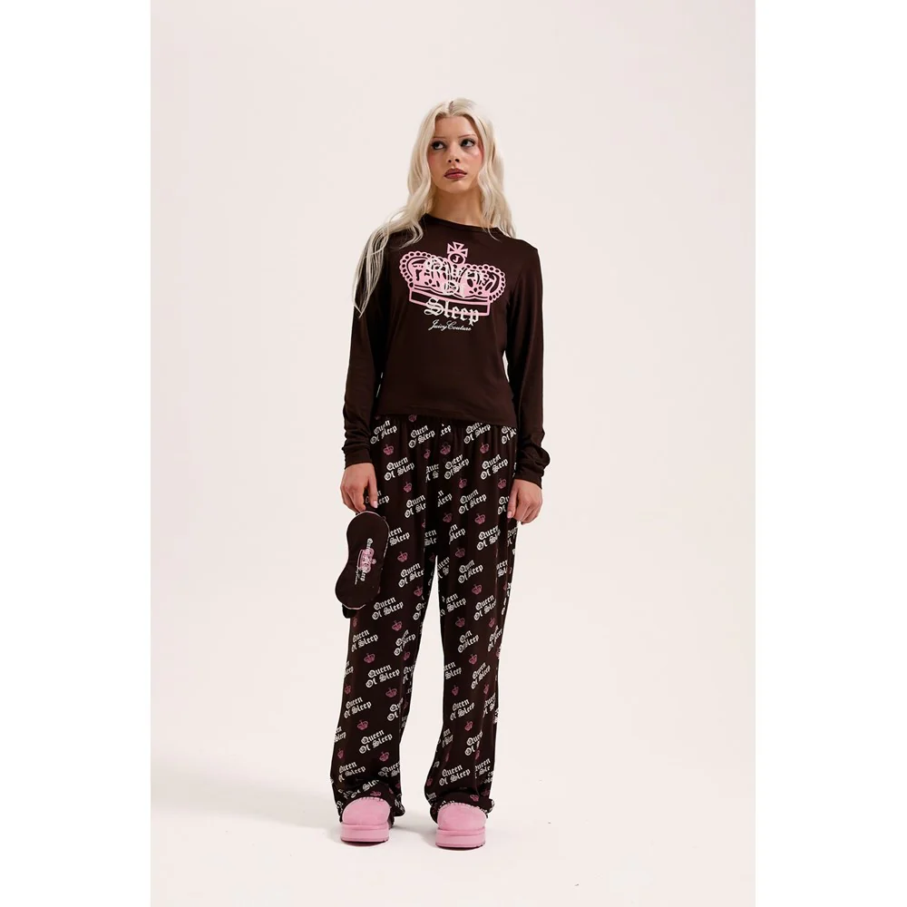 Juicy Couture Queen Of Sleep Ls Pyjama Set - Image 4