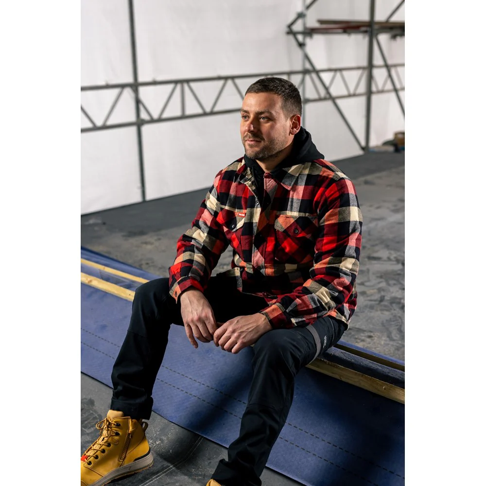 Hard Yakka Quilted Flannel Shacket - Image 10