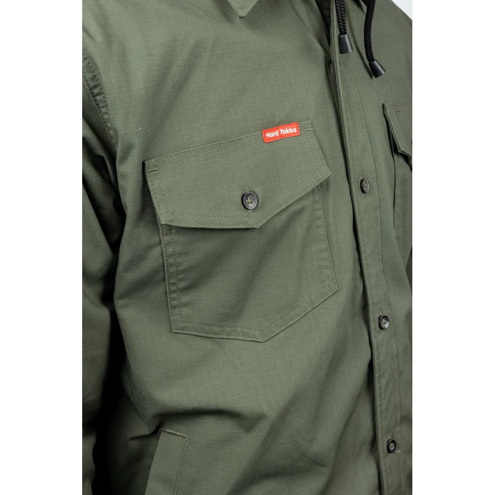 Hard Yakka Quilted Solid Shacket - Image 4