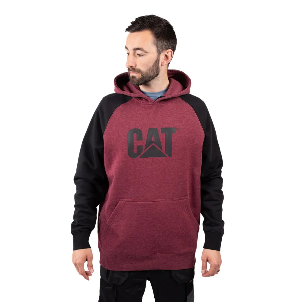 Caterpillar Raglan Hooded Sweatshirt - Image 8