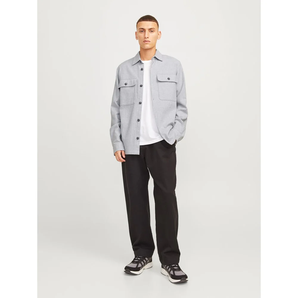 Jack & Jones Raymond Melange Long Sleeve Shirt - Image 4