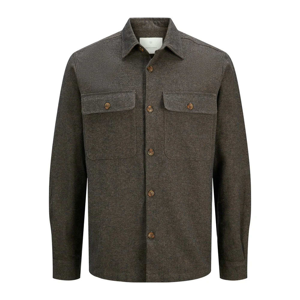 Jack & Jones Raymond Melange Long Sleeve Shirt - Image 5