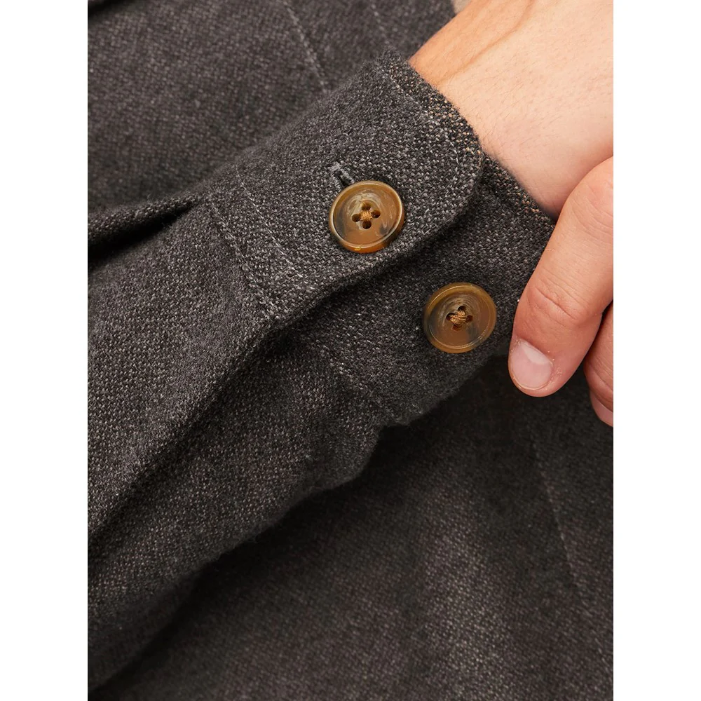 Jack & Jones Raymond Melange Long Sleeve Shirt - Image 7