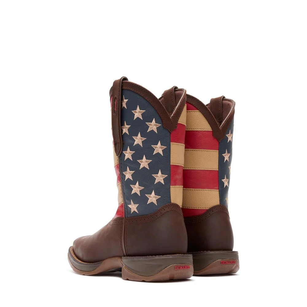 Durango Rebel Patriotic Western Flag Boots - Image 6