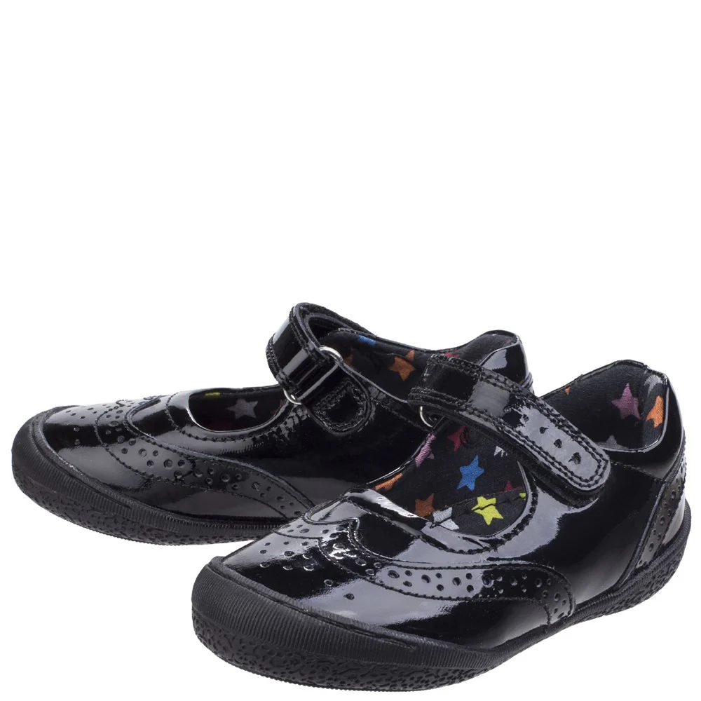 Hush Puppies Rina Patent Infant School Shoes - Image 6