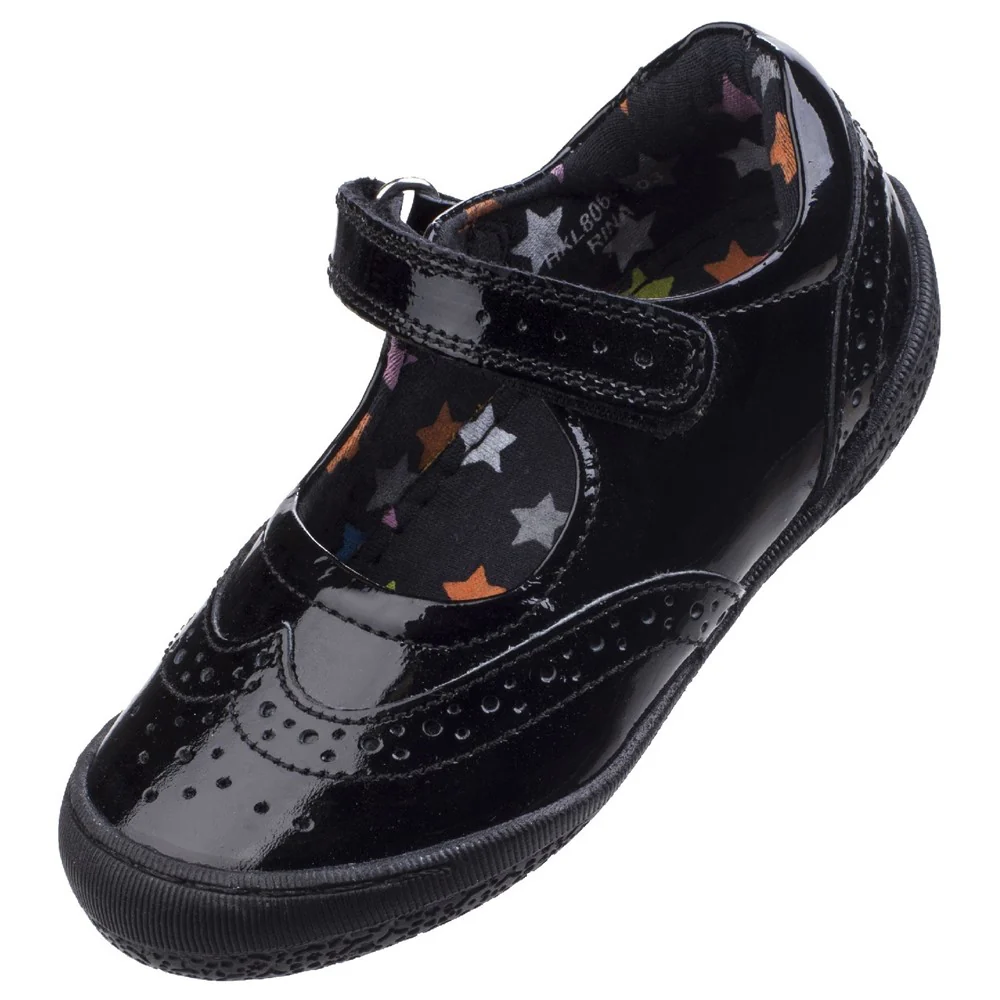 Hush Puppies Rina Patent Infant School Shoes - Image 7