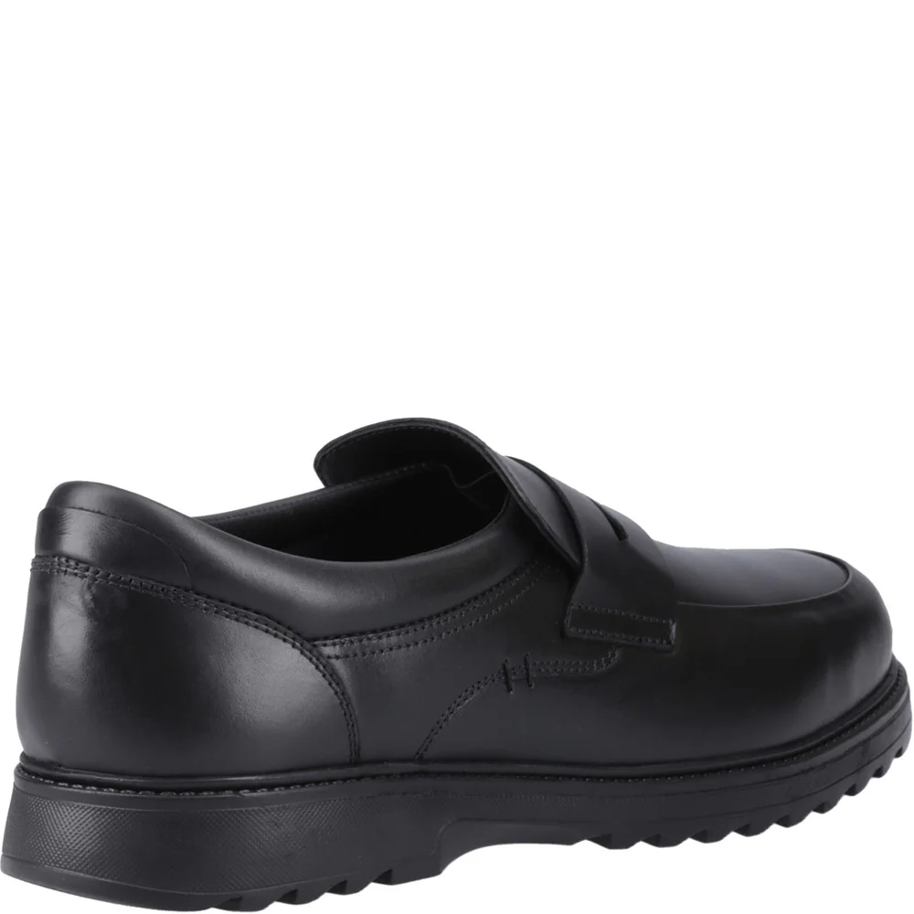 Hush Puppies Rocco Loafer XL Senior School Shoes - Image 2