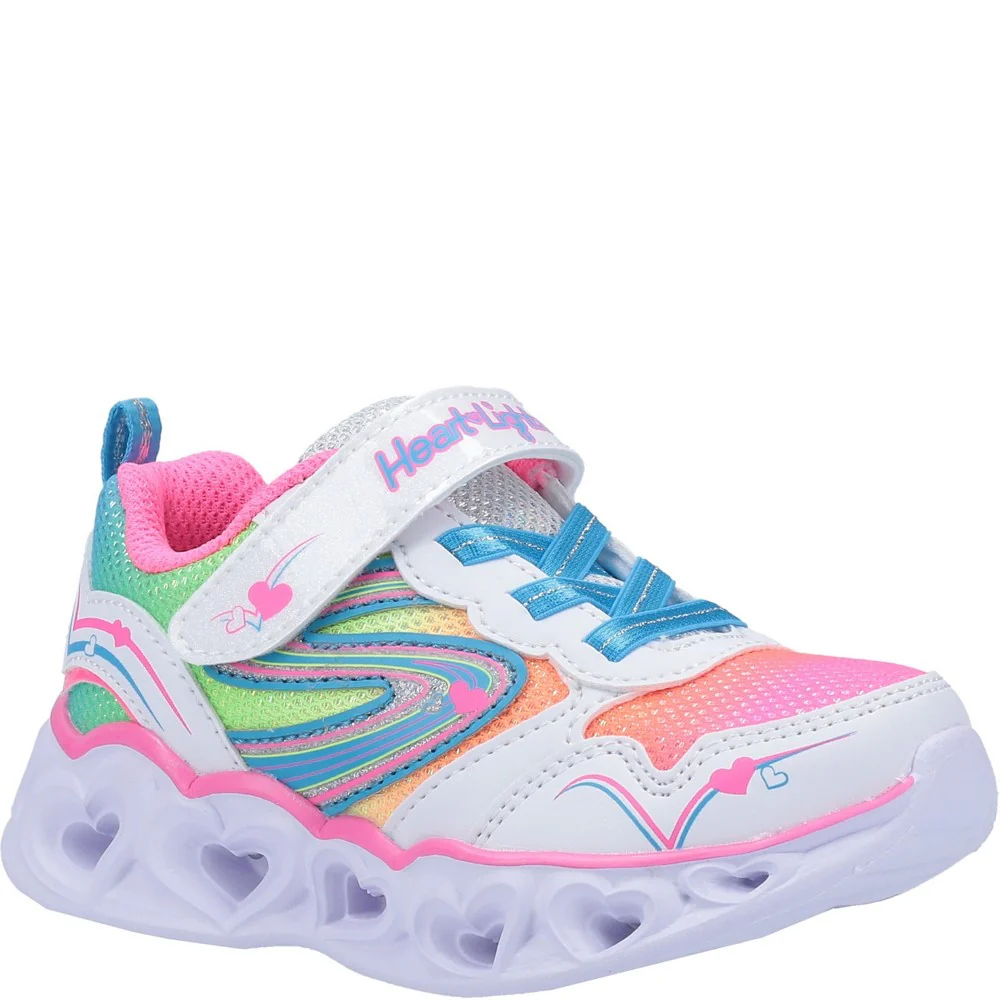 Skechers S Lights Heart Lights Love Spark Touch Fastening Trainer