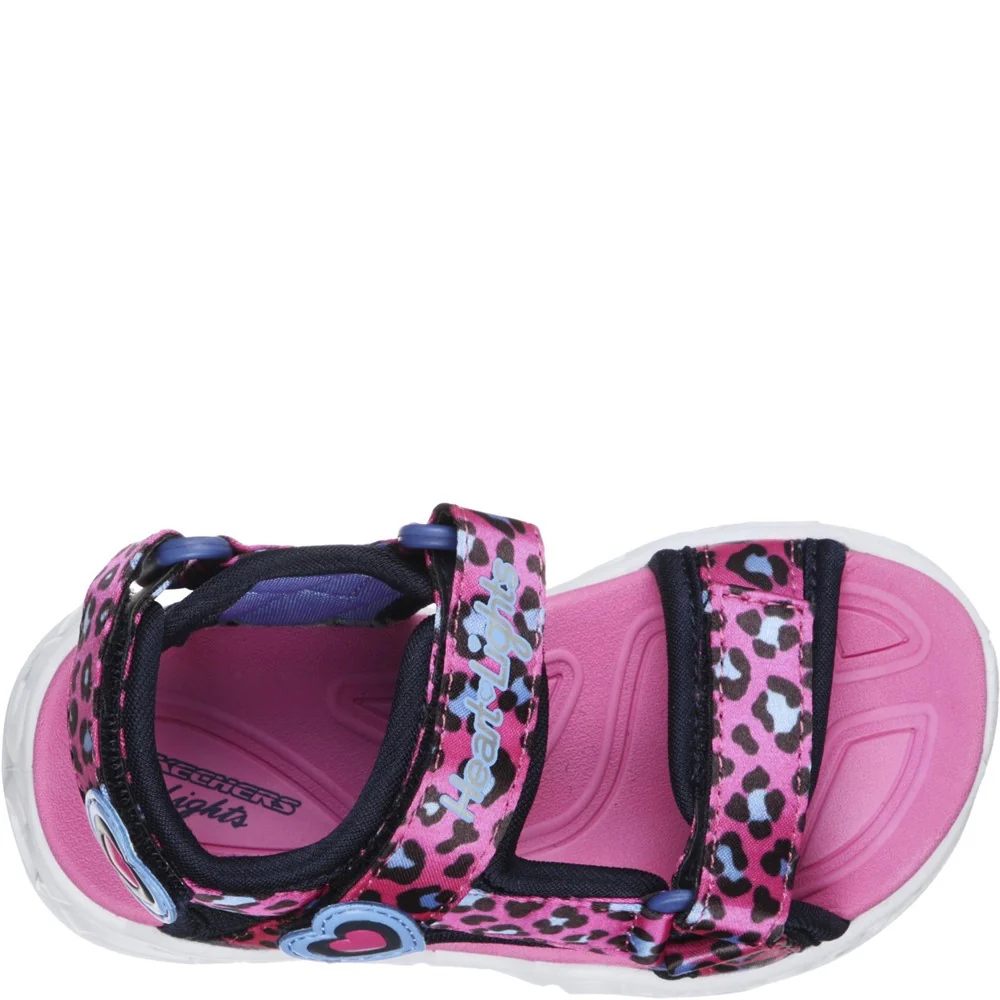 Skechers S Lights Heart Lights Savvy Cat Sandal - Image 4