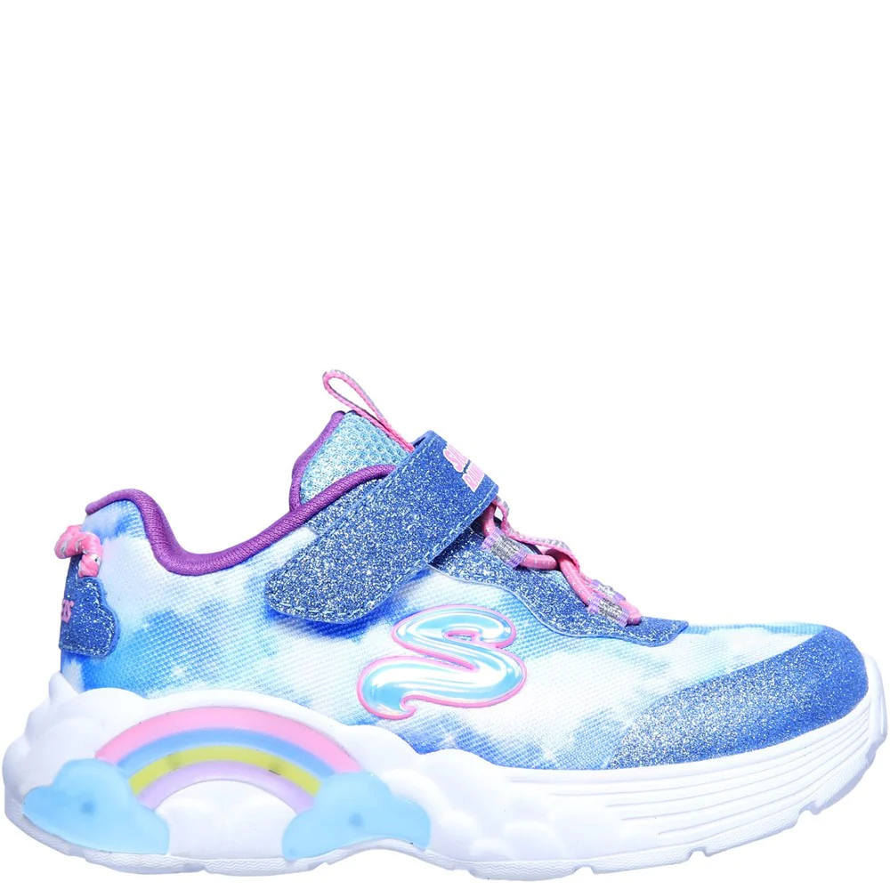 Skechers S Lights Rainbow Racers Trainer - Image 4