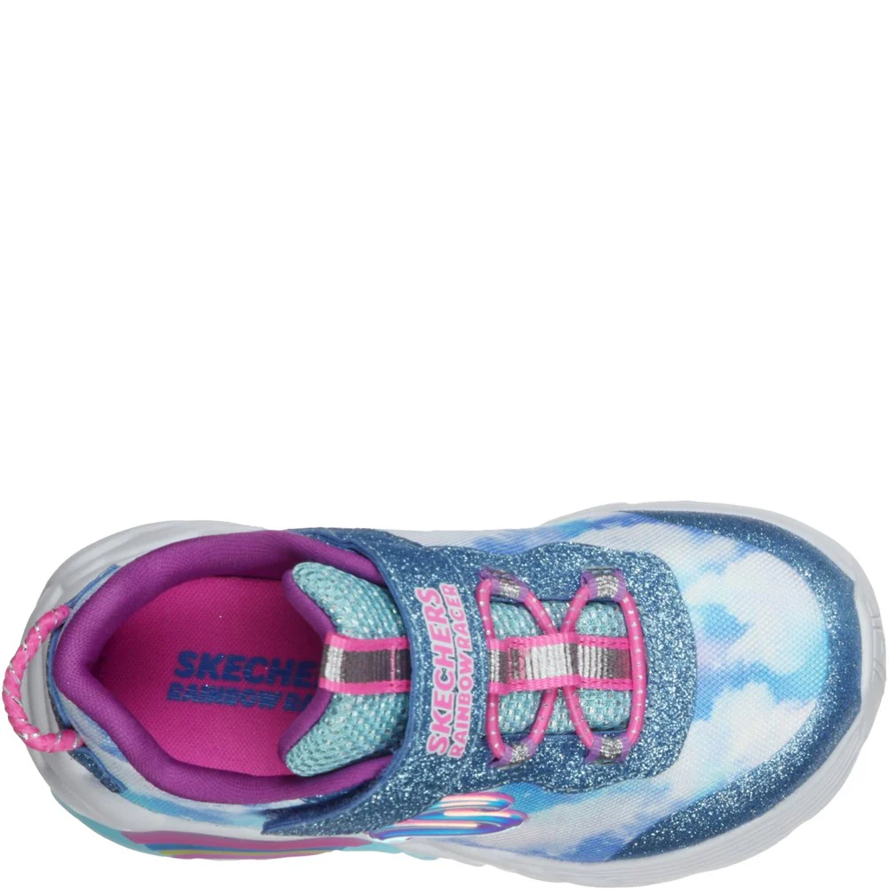 Skechers S Lights Rainbow Racers Trainer - Image 5