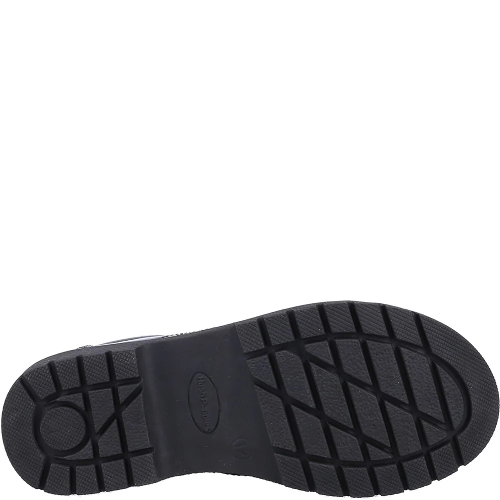 Hush Puppies Sally Patent Senior School Shoes - Image 3