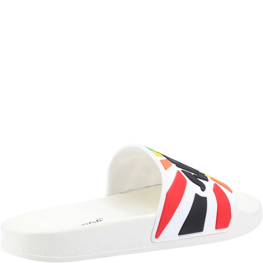 Superga Slide Multicolour Logo Sandals - Image 2