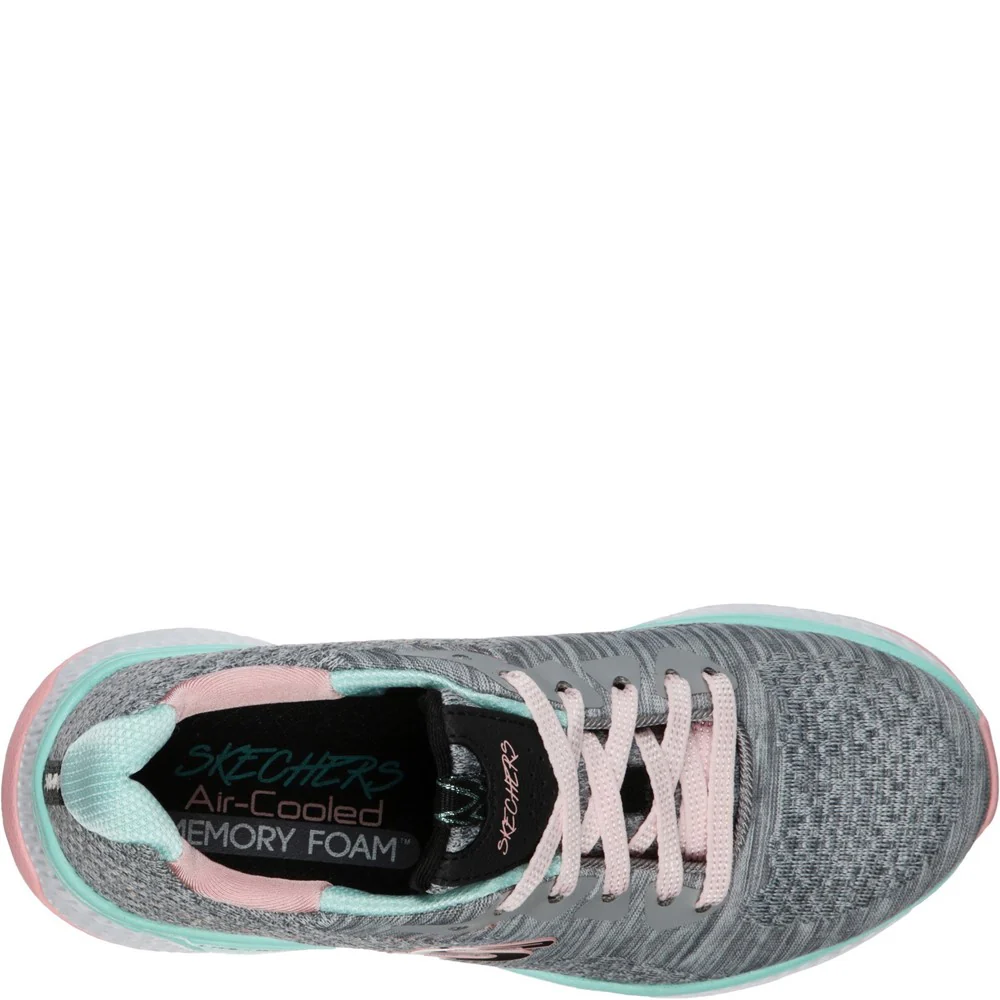 Skechers Solar Fuse Brisk Escape Lace Up Trainer - Image 4