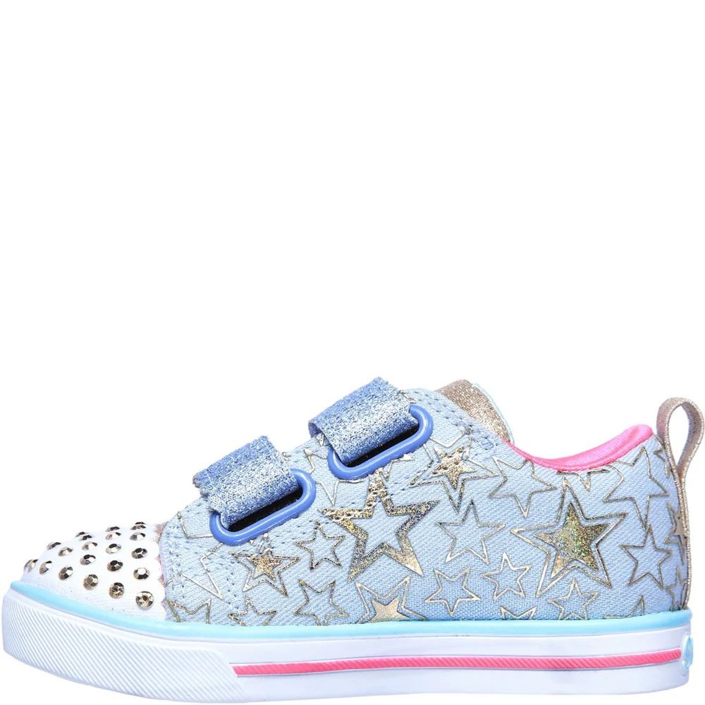 Skechers Sparkle Lite Stars So Bright Touch Fastening Trainer - Image 3