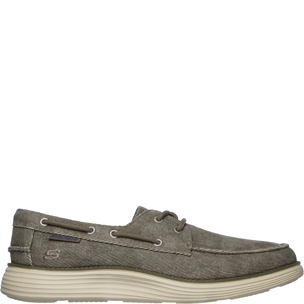 Skechers Status 2.0 Lorano Moc Toe Canvas Lace Up Shoe - Image 3