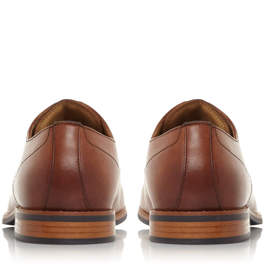 Dune Suffolks Leather Smart Gibson Shoes - Image 2