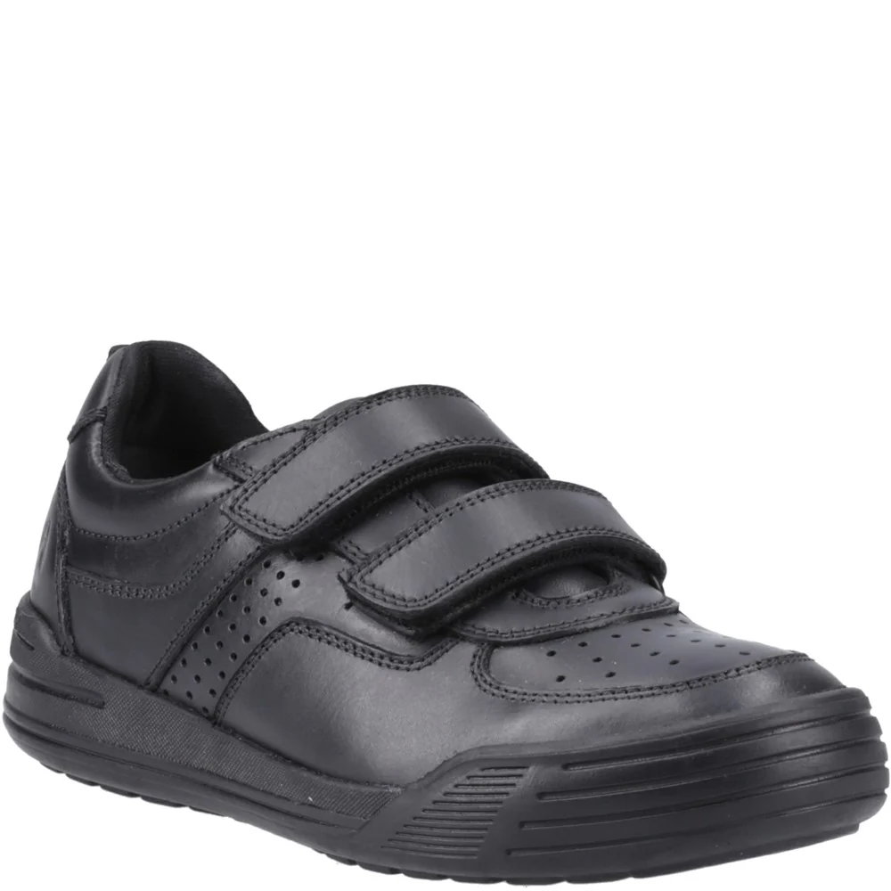 Hush Puppies Sully Touch Fastening Junior School Shoes