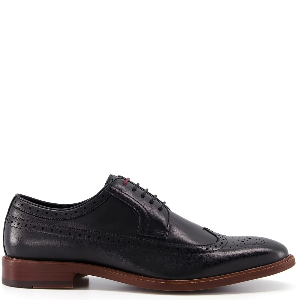 Dune Superior Leather Wingtip Brogue Shoes - Image 4