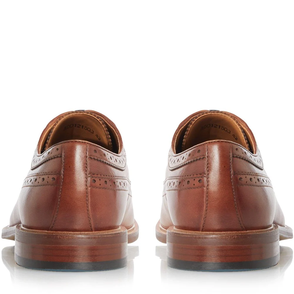 Dune Superior Leather Wingtip Brogue Shoes - Image 5