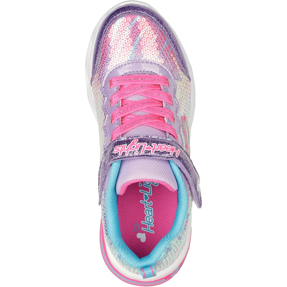 Skechers Sweetheart Lights Lets Shine Trainers - Image 4