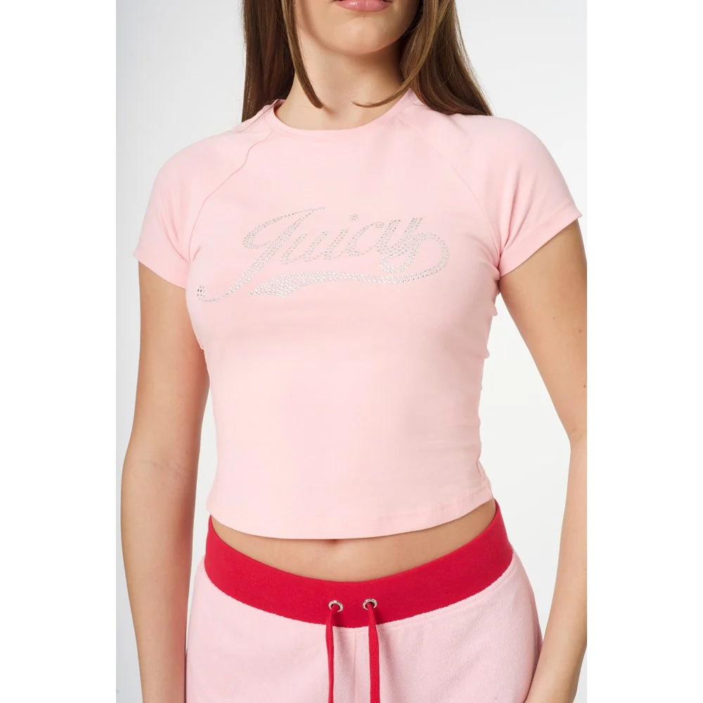 Juicy Couture Swirl Juicy Jersey Shrunken Tee - Image 4