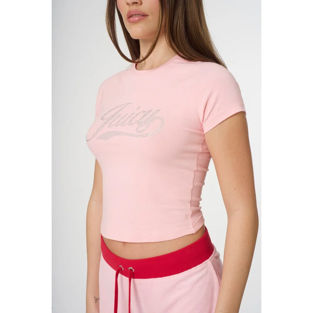 Juicy Couture Swirl Juicy Jersey Shrunken Tee - Image 5