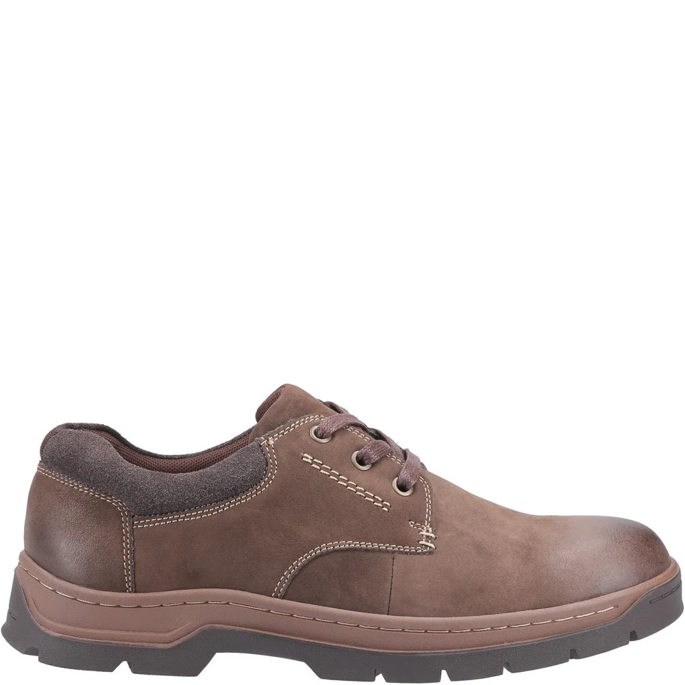 Cotswold Thickwood Burnished Leather Casual Shoe - Image 4
