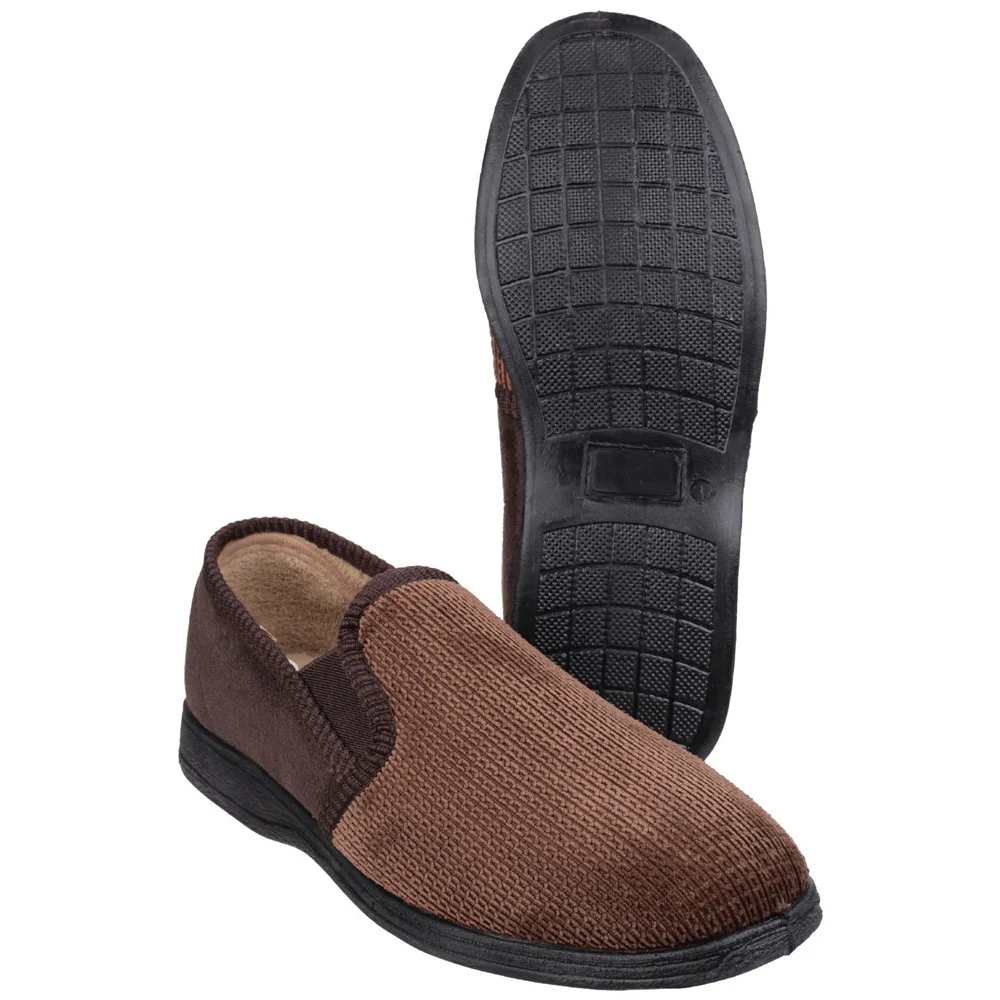 Fleet & Foster Tim Twin Gusset Slipper - Image 3