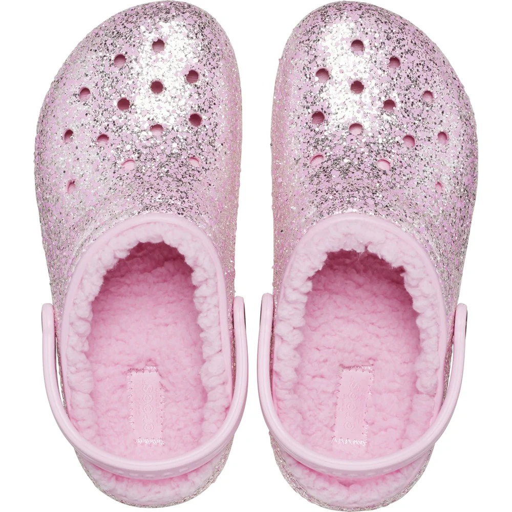 Crocs Toddler Classic Glitter Lined Clog - Image 4
