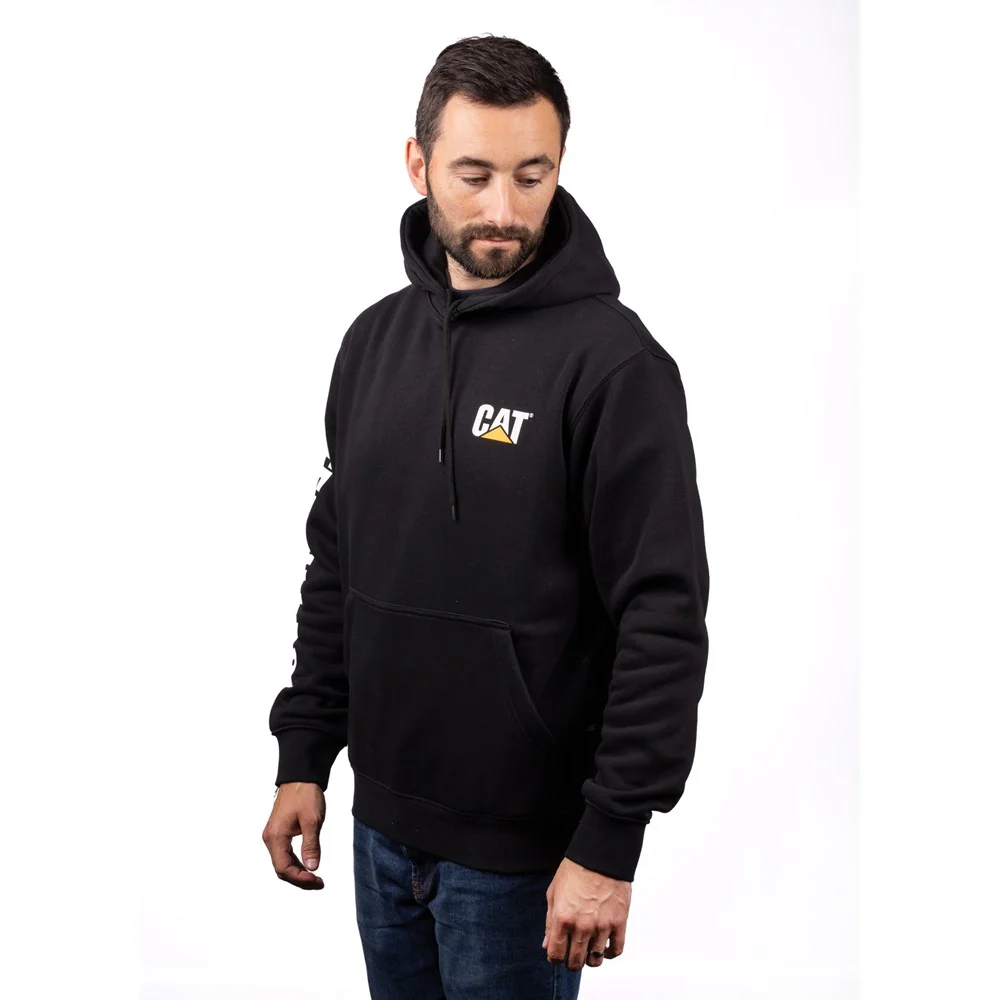 Caterpillar Trademark Banner Hooded Sweatshirt - Image 2