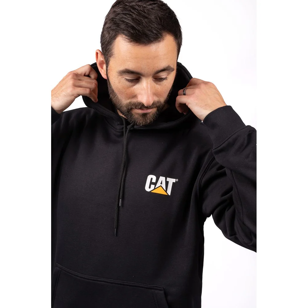 Caterpillar Trademark Banner Hooded Sweatshirt - Image 4