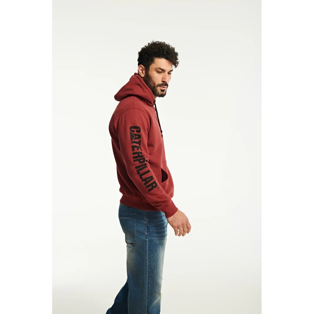Caterpillar Trademark Banner Hooded Sweatshirt - Image 3