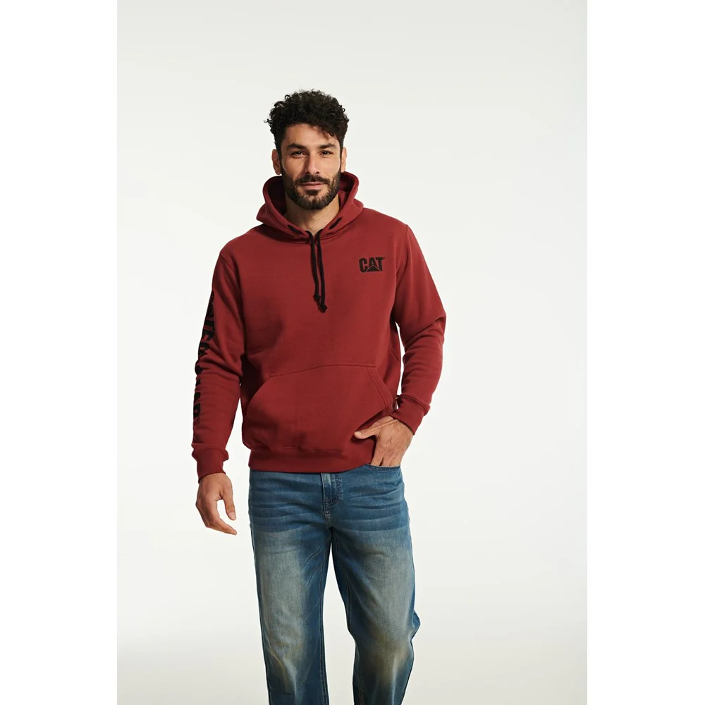 Caterpillar Trademark Banner Hooded Sweatshirt - Image 4