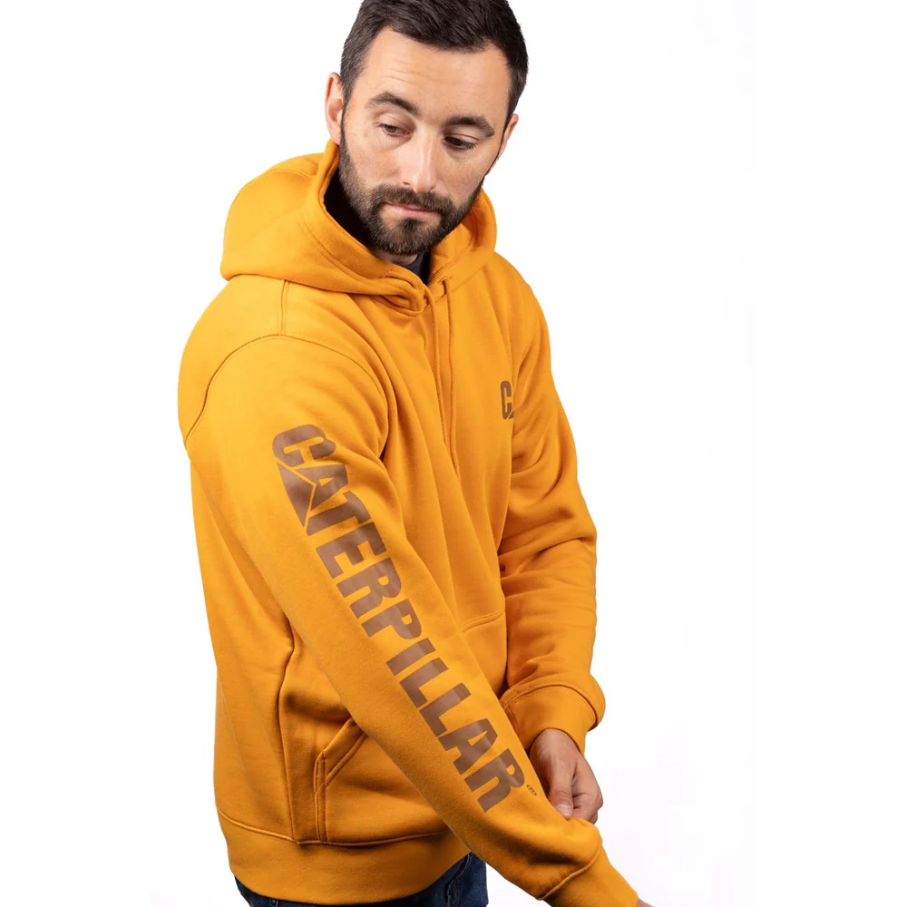 Caterpillar Trademark Banner Hooded Sweatshirt - Image 4