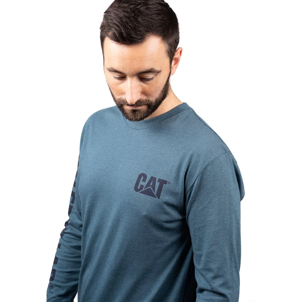 Caterpillar Trademark Banner Long Sleeve T-Shirt - Image 5