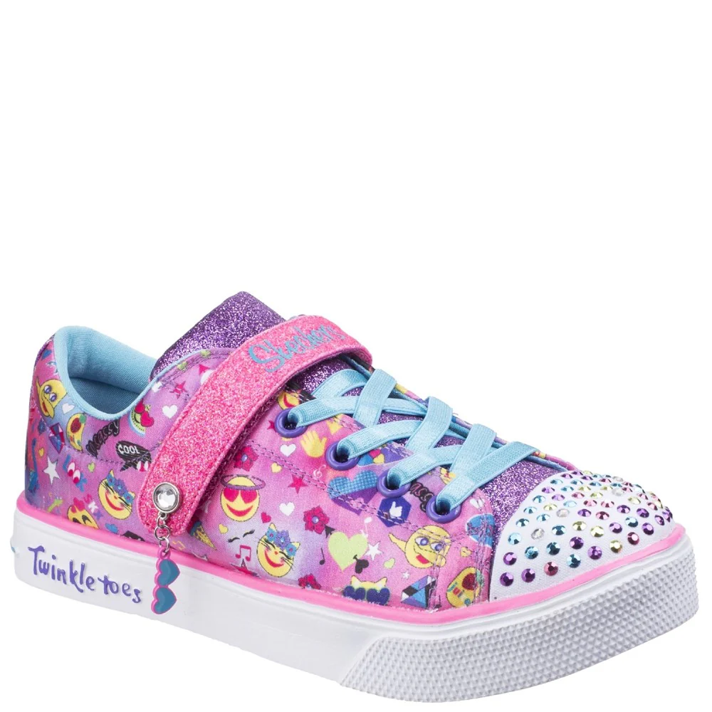Skechers Twinkle Breeze 2.0 Character Cutie Touch Fastening Trainer