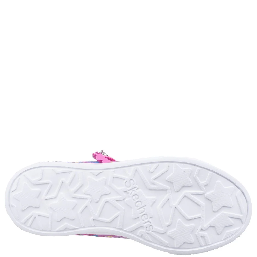 Skechers Twinkle Breeze 2.0 Character Cutie Touch Fastening Trainer - Image 3