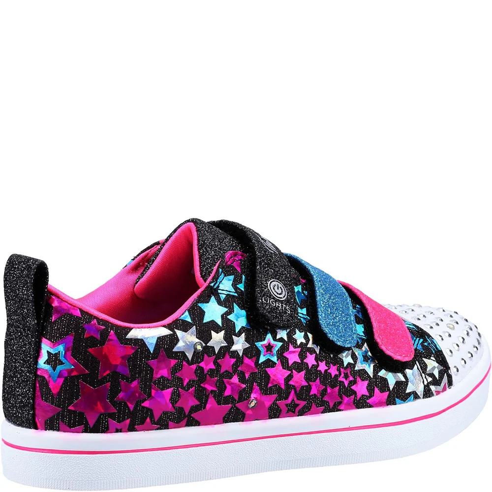 Skechers Twinkle Toes: Sparkle Rayz - Star Blast Trainers - Image 2