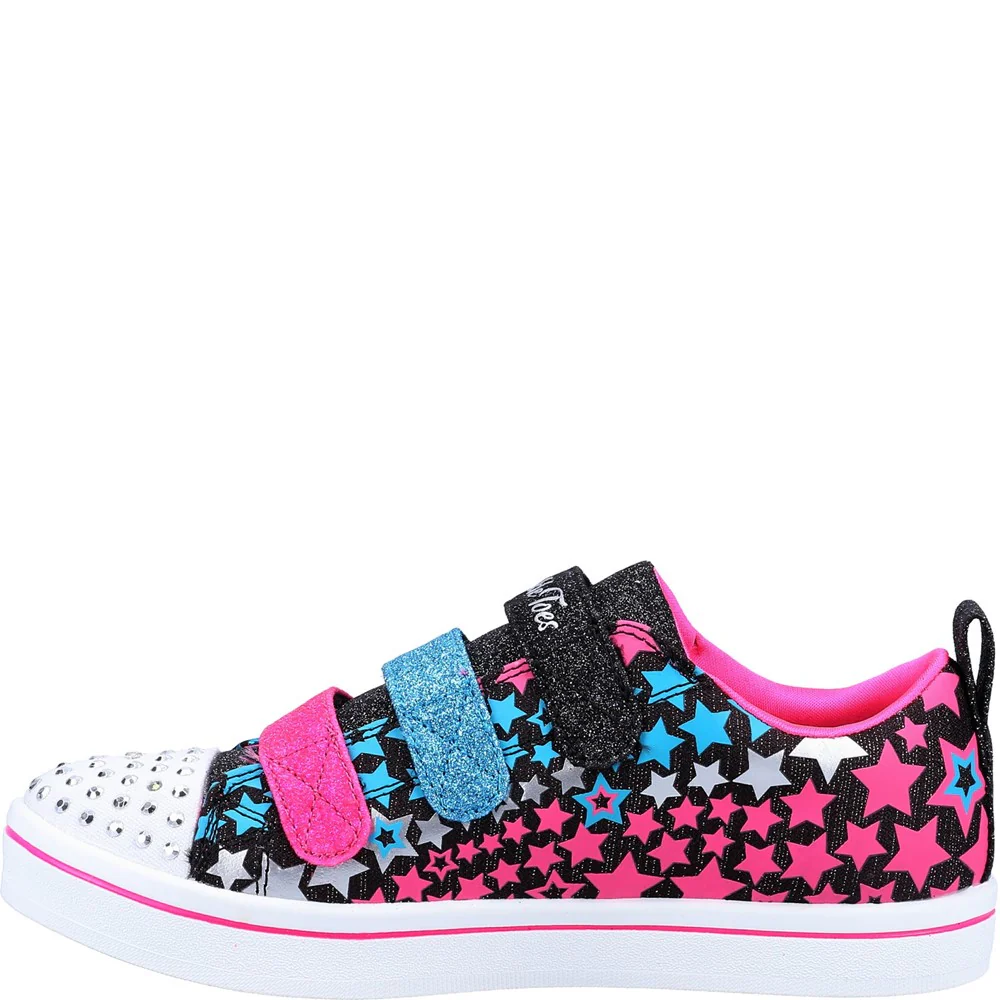Skechers Twinkle Toes: Sparkle Rayz - Star Blast Trainers - Image 6