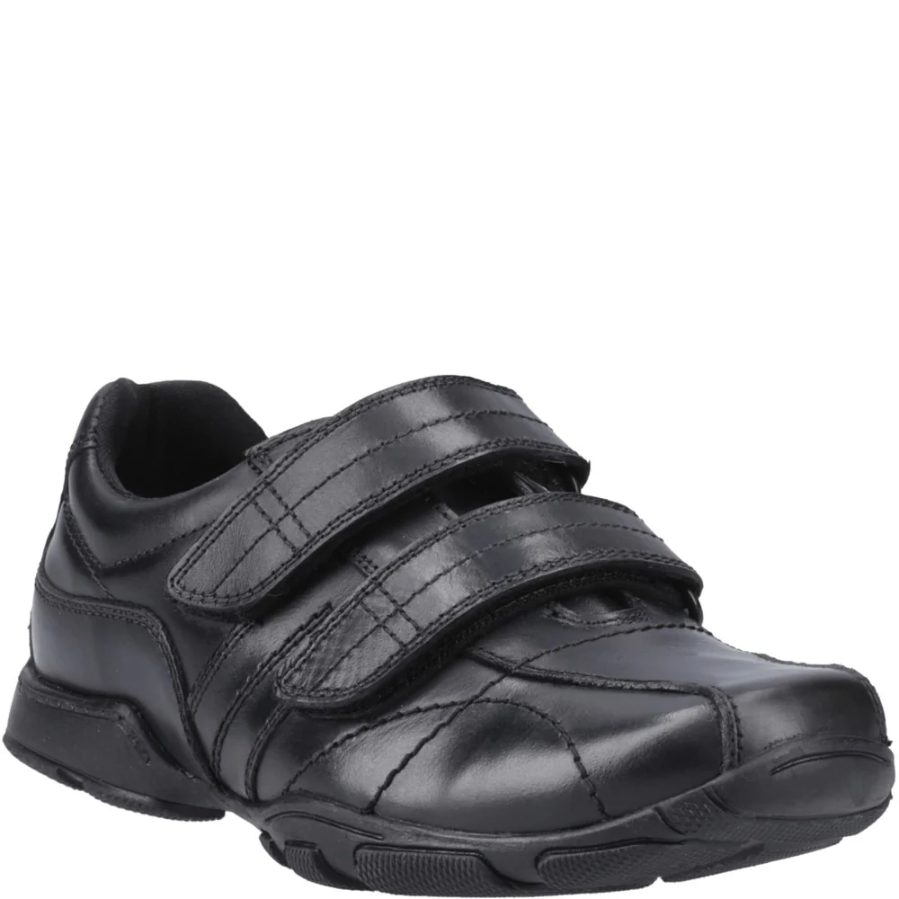 Hush Puppies Vance Touch Fastening Junior School Shoes
