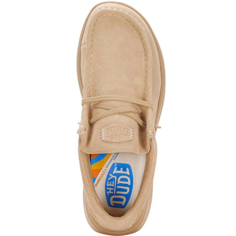 HEYDUDE Wally COMF Suede Slip on Shoe - Image 3